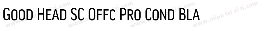 Good Head SC Offc Pro Cond Black字体转换